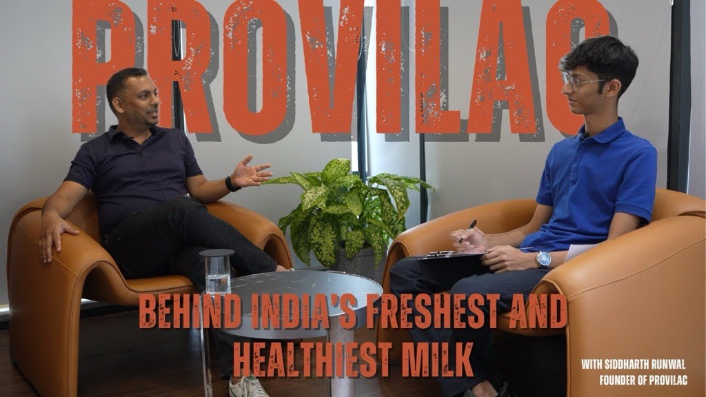 Siddharth Runwal, Founder of Provilac